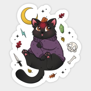 Witchy Kitty Sticker